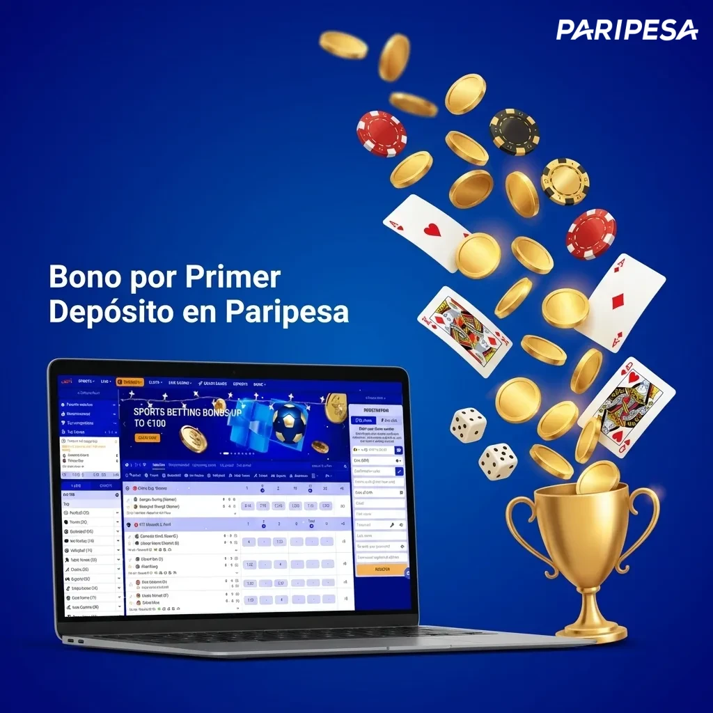 Paripesa welcome bonus offers for sports betting and casino with deposit match bonuses and free spins in Chilean pesos