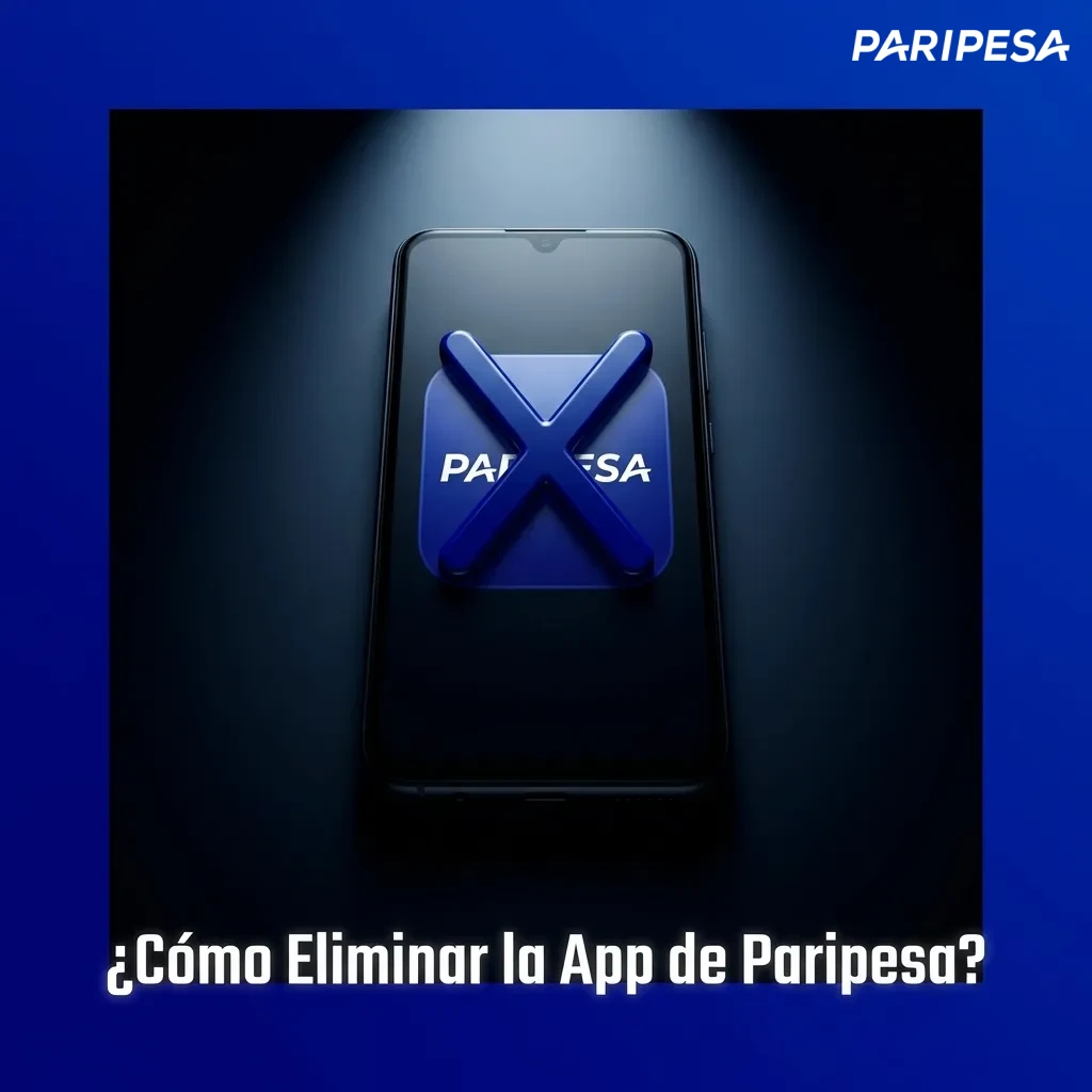 Pasos para desinstalar la aplicación Paripesa en dispositivos Android e iOS desde la pantalla de inicio