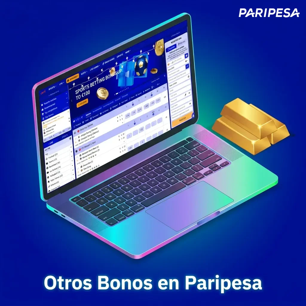 Resumen de otros bonos en Paripesa: recarga semanal, cashback de casino, apuestas gratis y referidos.