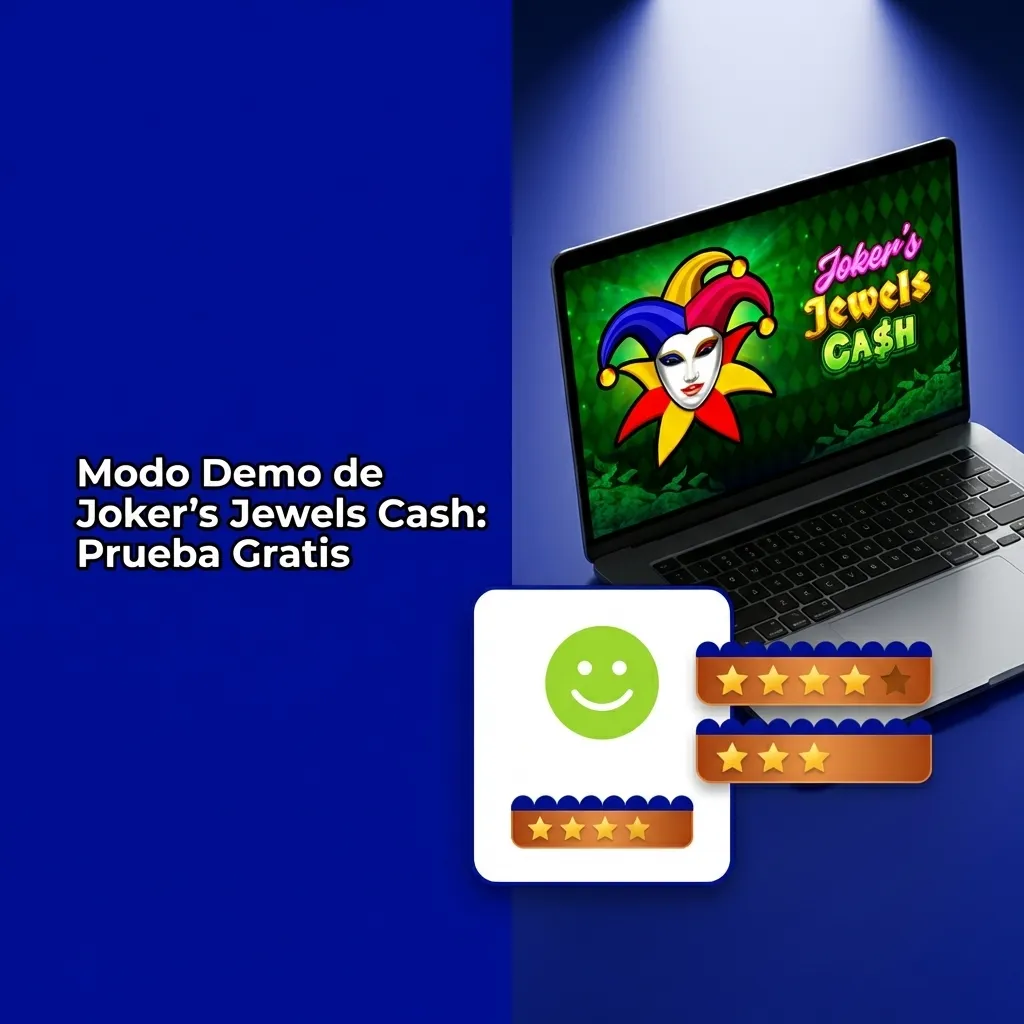 Joker's Jewels Cash demo mode interface showing virtual credits and game features for free play without registration