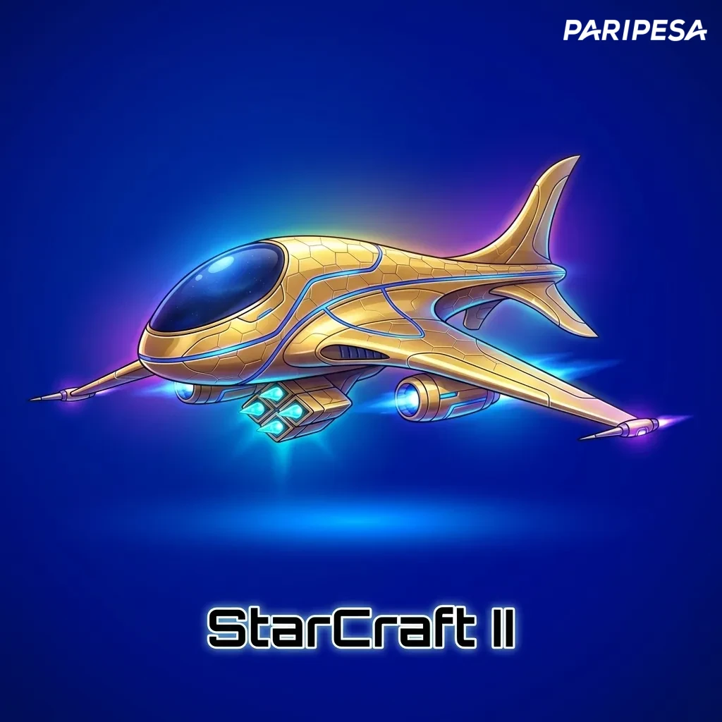 StarCraft II competitive real-time strategy gameplay showing resource management and strategic army combat between players