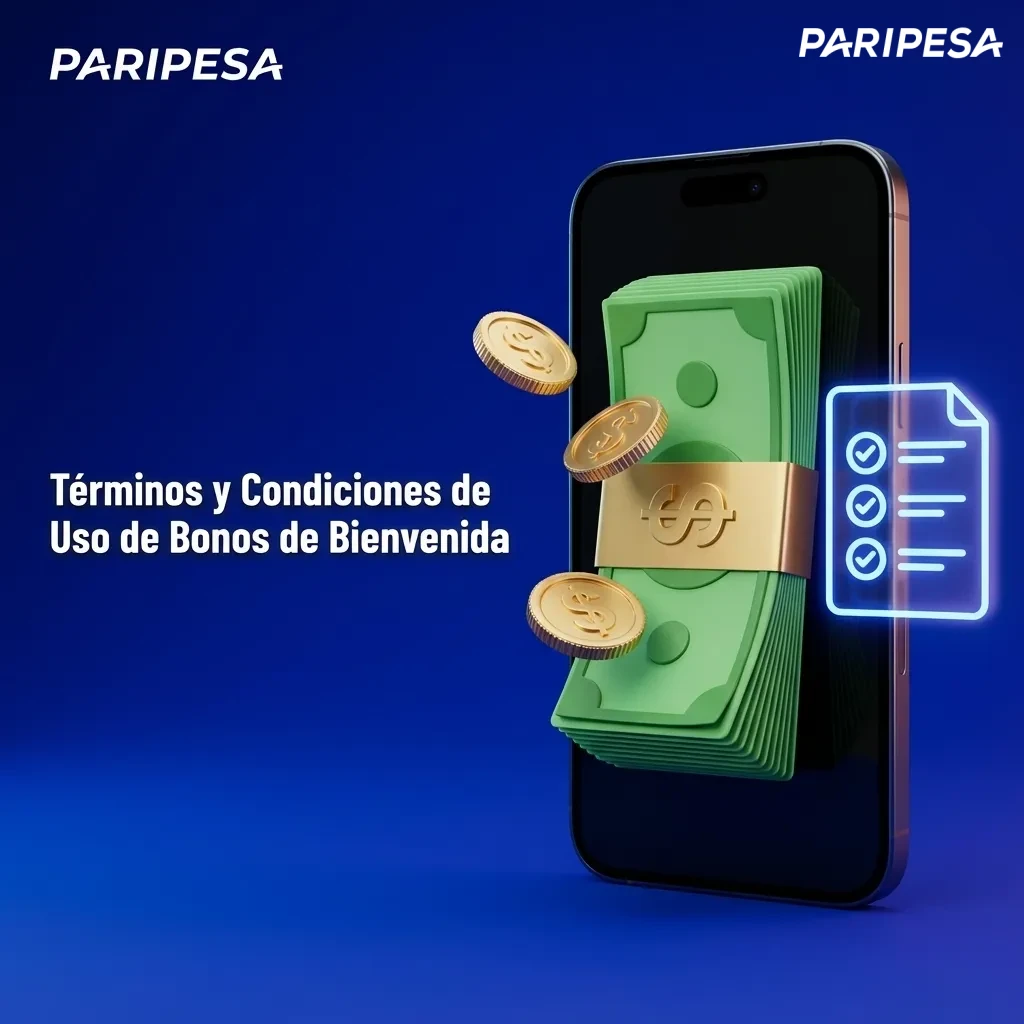 Chilean welcome bonus terms document showing requirements, betting rules, and restrictions for online gaming