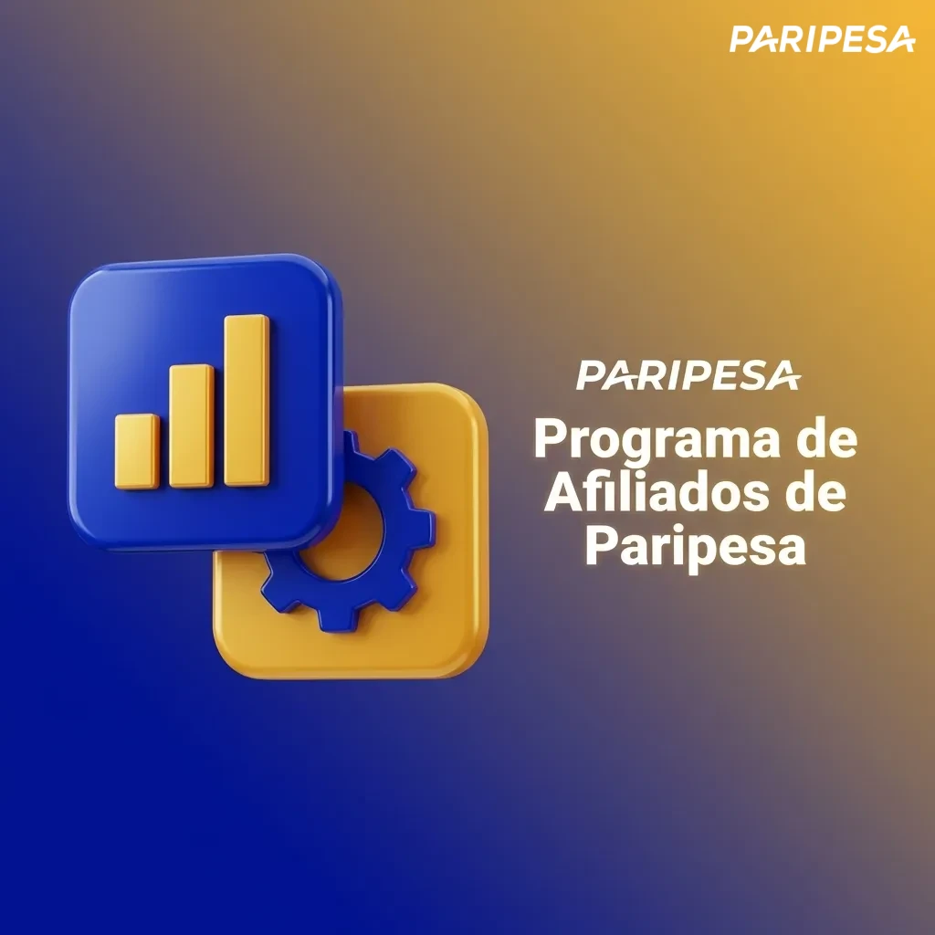 Panel de afiliados Paripesa mostrando estadísticas, comisiones hasta 50% y herramientas promocionales disponibles