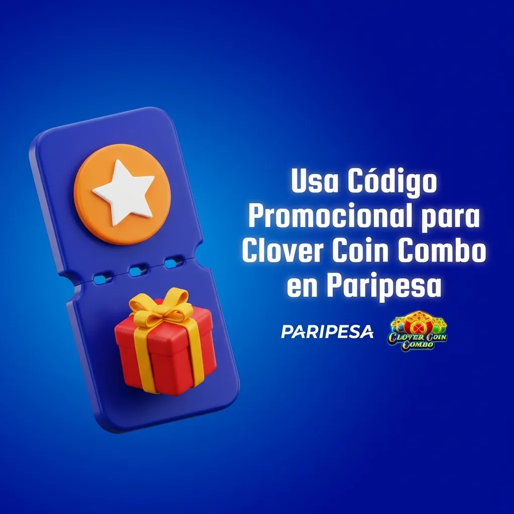 Jugador ingresando código promocional CHILE2024 en Paripesa para obtener bonificaciones en Clover Coin Combo